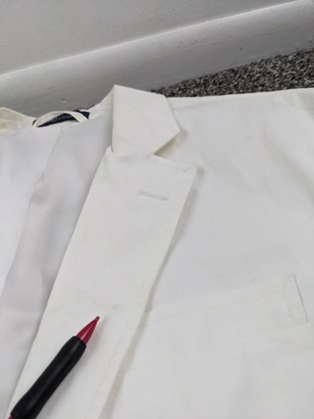 Vintage Polo Ralph Lauren Unstructured Cotton Sport Coat White Mens Medium 40R